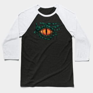 Green dragon eye, fantasy creature Baseball T-Shirt